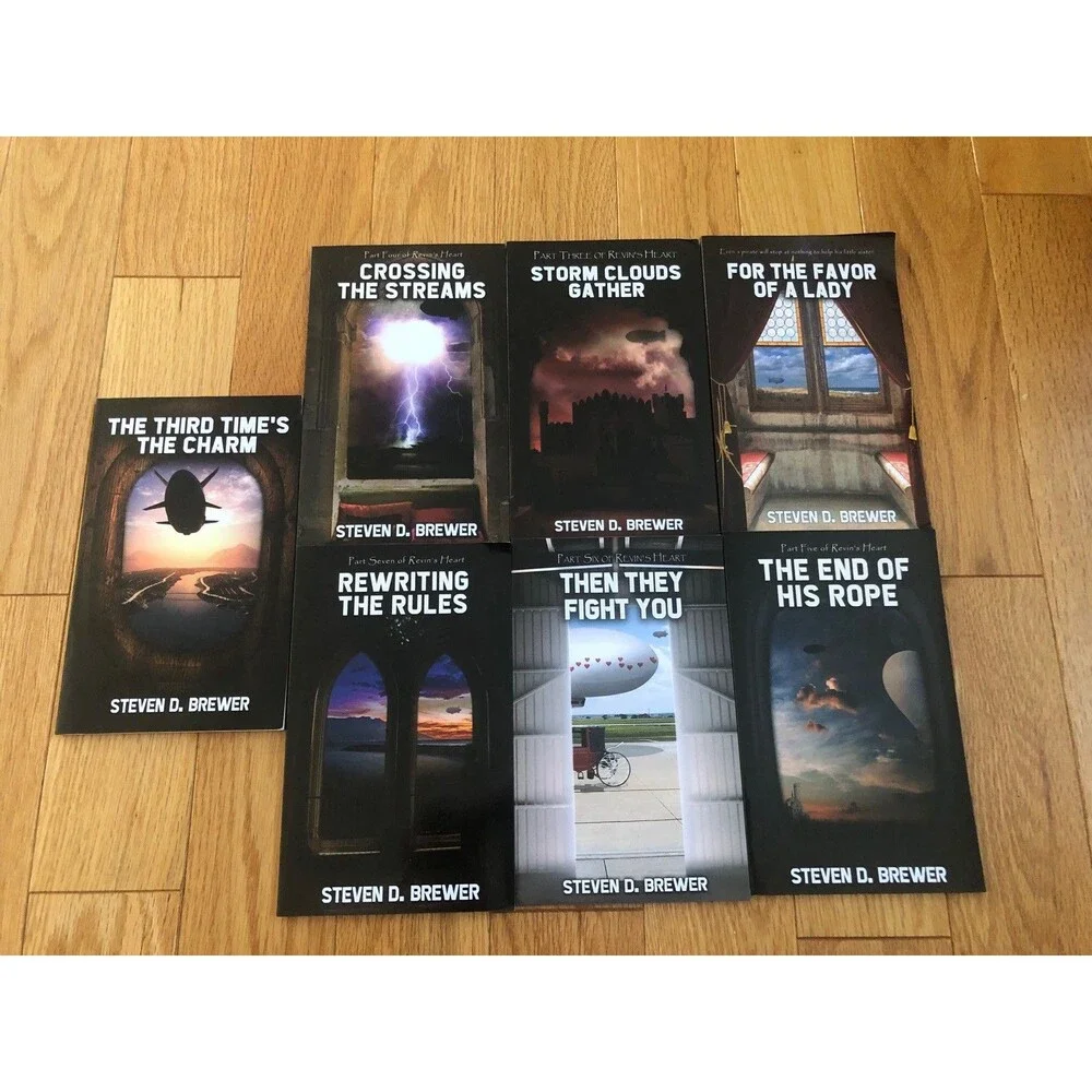 Lot of 7 Steven D. Brewer Books The Third Times The‎ Charm & 6 others